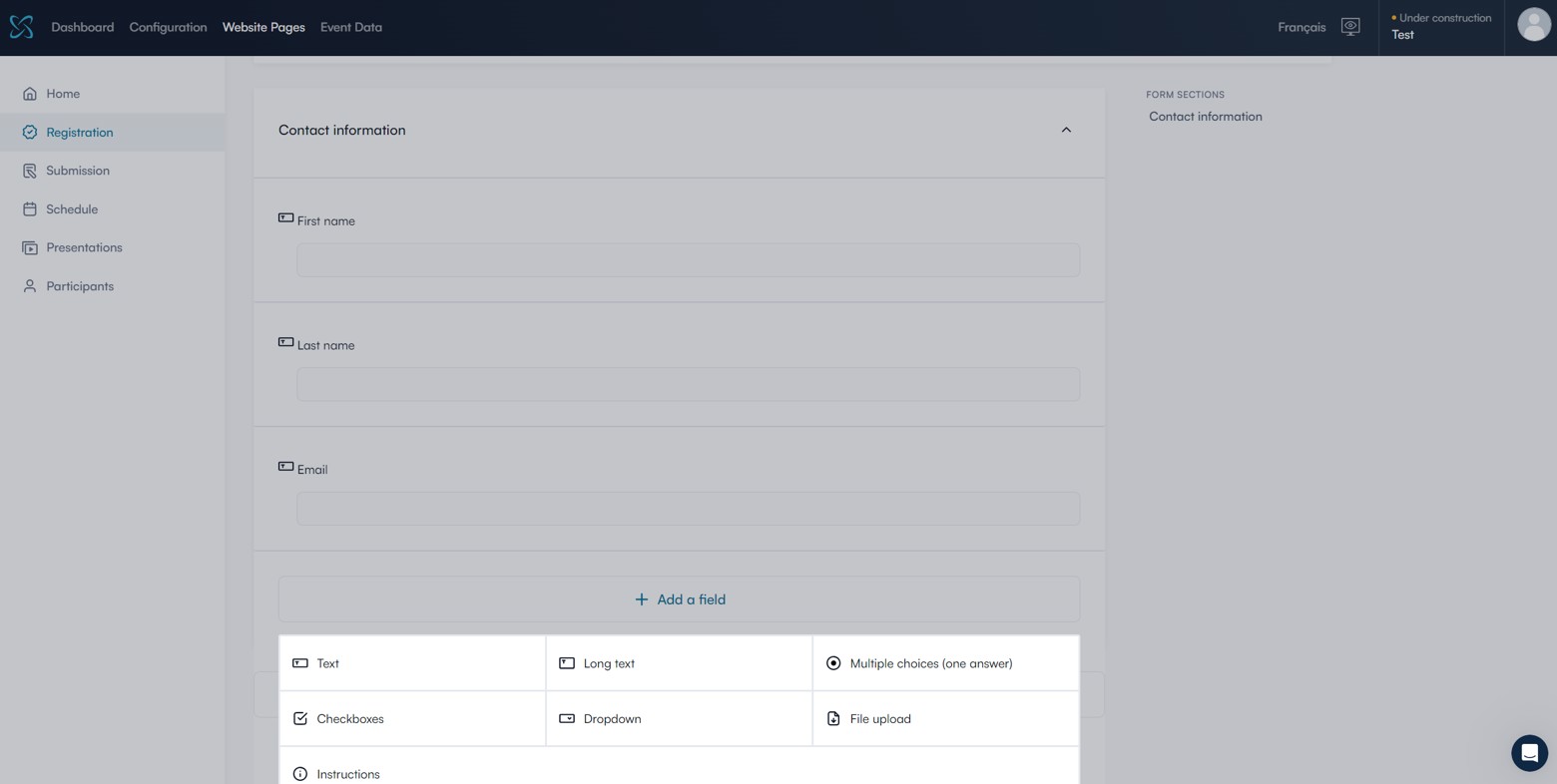 Event Registration Platform Fourwaves Registration