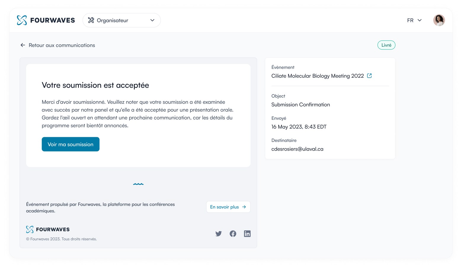 courriel communication