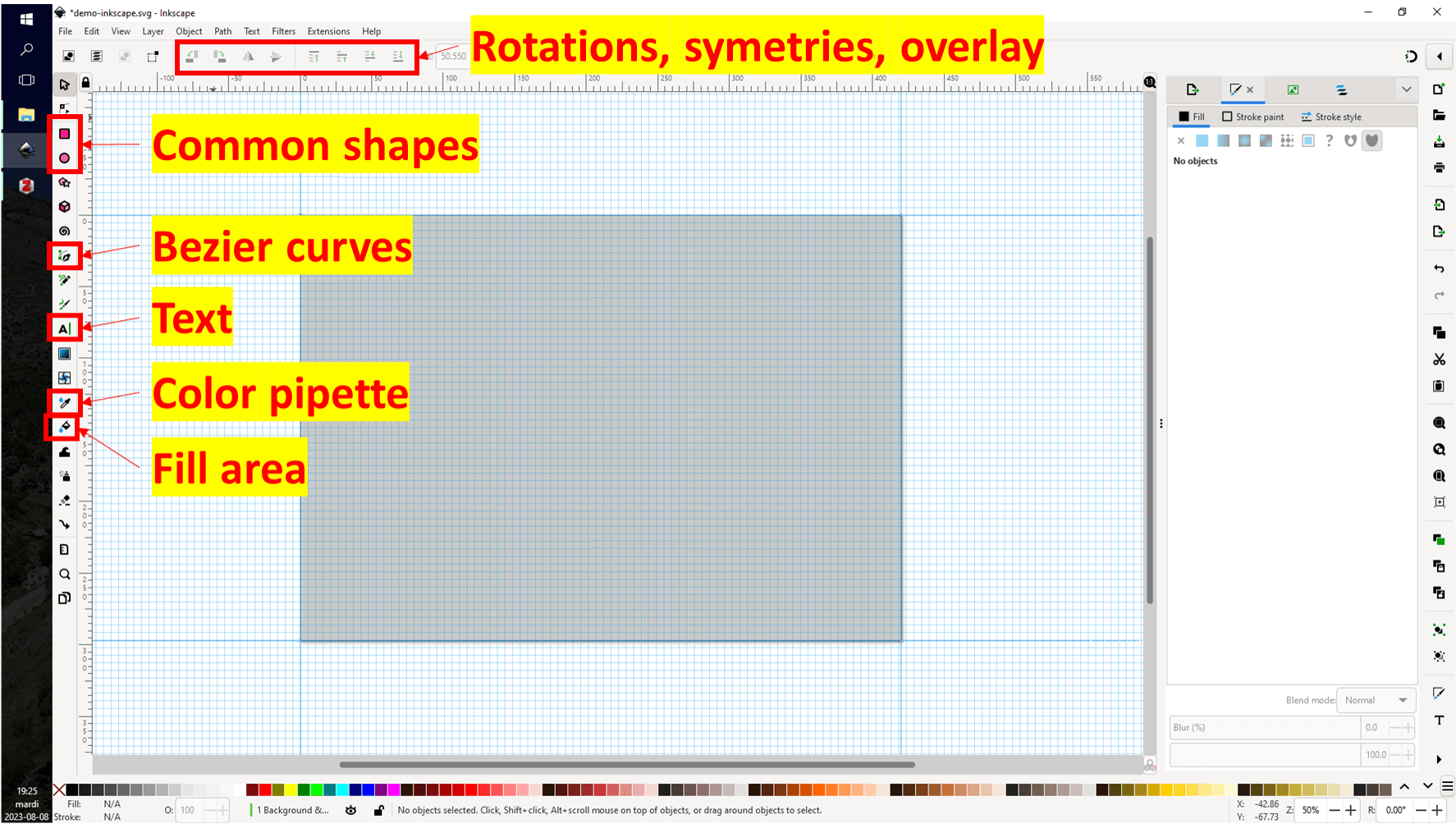 Inkscape tutorials tools